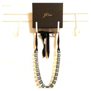 Faux sapphire necklace from J.Crew